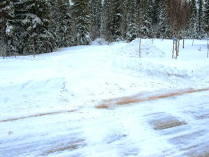 Foton från gångvägen